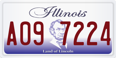 IL license plate A097224