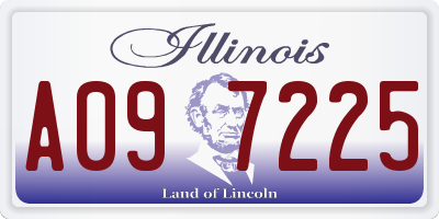 IL license plate A097225