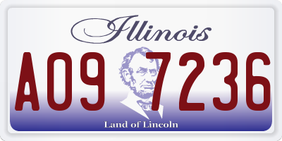 IL license plate A097236