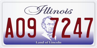 IL license plate A097247