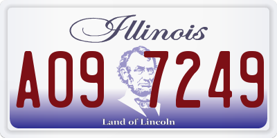 IL license plate A097249