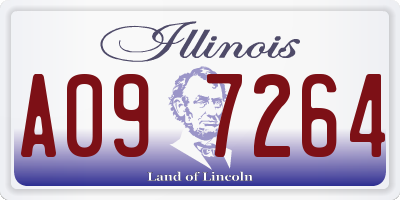 IL license plate A097264