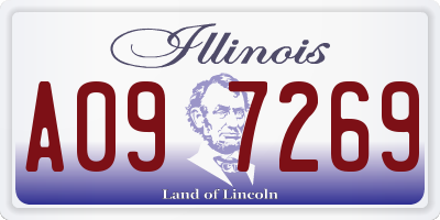 IL license plate A097269