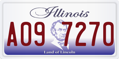 IL license plate A097270