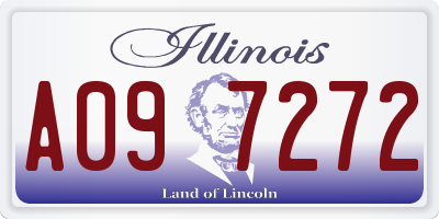 IL license plate A097272