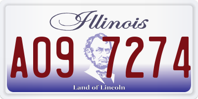 IL license plate A097274
