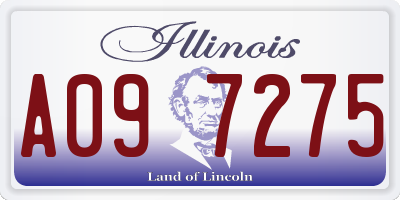 IL license plate A097275