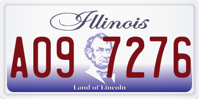 IL license plate A097276