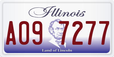 IL license plate A097277