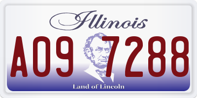 IL license plate A097288