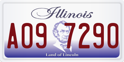 IL license plate A097290