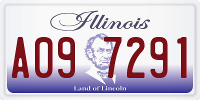 IL license plate A097291