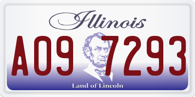 IL license plate A097293