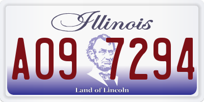 IL license plate A097294