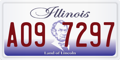 IL license plate A097297
