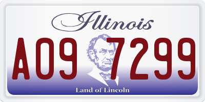 IL license plate A097299