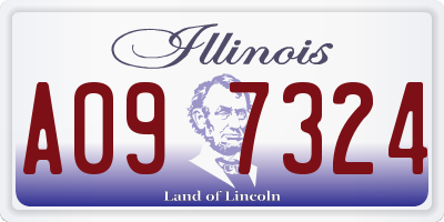 IL license plate A097324