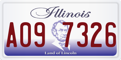 IL license plate A097326