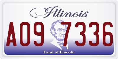 IL license plate A097336