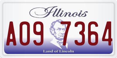 IL license plate A097364