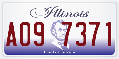 IL license plate A097371