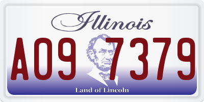 IL license plate A097379