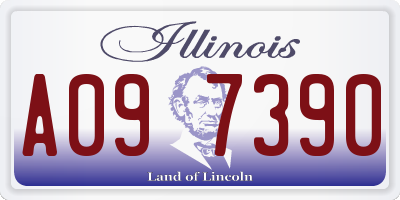 IL license plate A097390