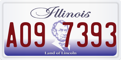 IL license plate A097393