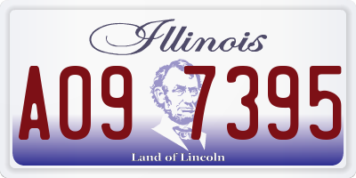 IL license plate A097395