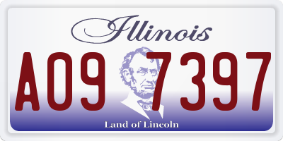 IL license plate A097397