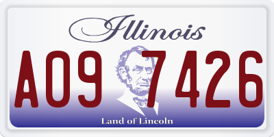IL license plate A097426
