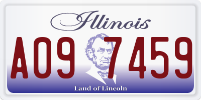 IL license plate A097459