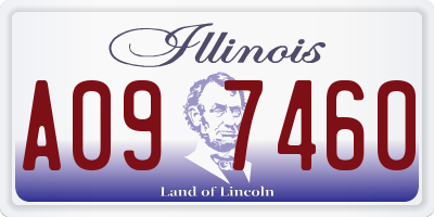 IL license plate A097460