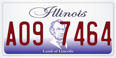 IL license plate A097464