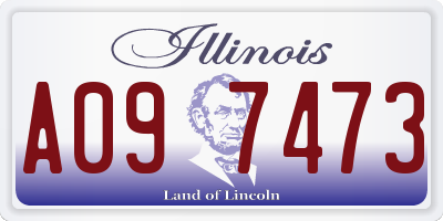 IL license plate A097473