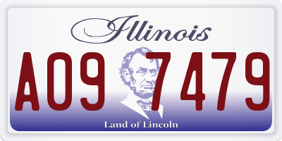 IL license plate A097479
