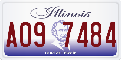 IL license plate A097484