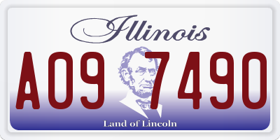 IL license plate A097490