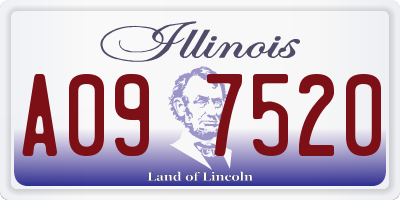 IL license plate A097520