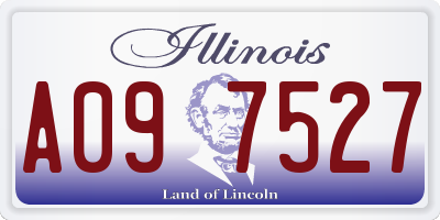 IL license plate A097527