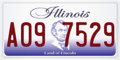 IL license plate A097529