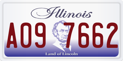 IL license plate A097662