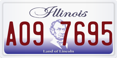 IL license plate A097695