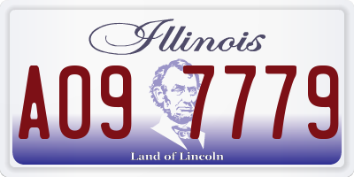 IL license plate A097779
