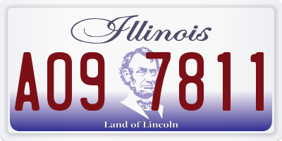 IL license plate A097811