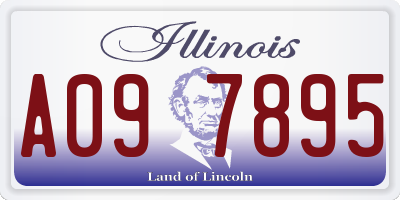 IL license plate A097895