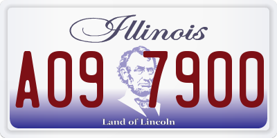 IL license plate A097900