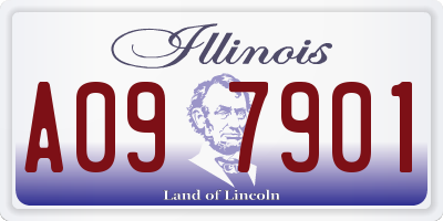 IL license plate A097901