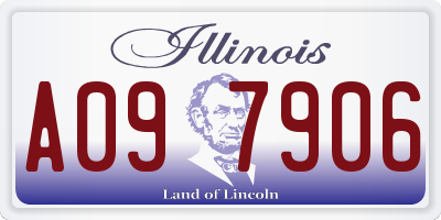 IL license plate A097906