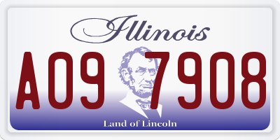 IL license plate A097908